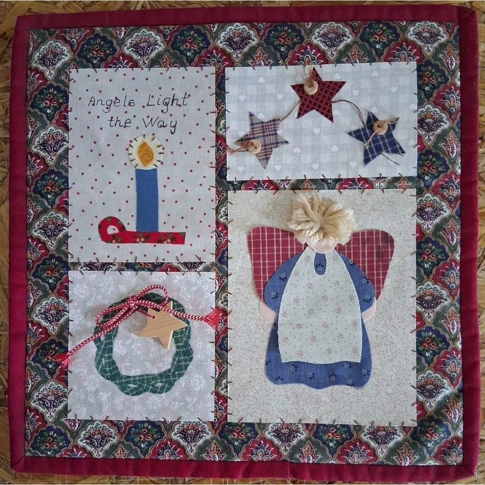 2 Handmade Cute Heavenly Angel Wall Hangers or Small Table decorations‎